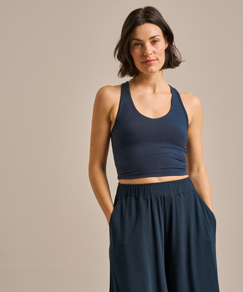 Bam2362 Unity Crop Top Mariner Navy Bam Clothing 1