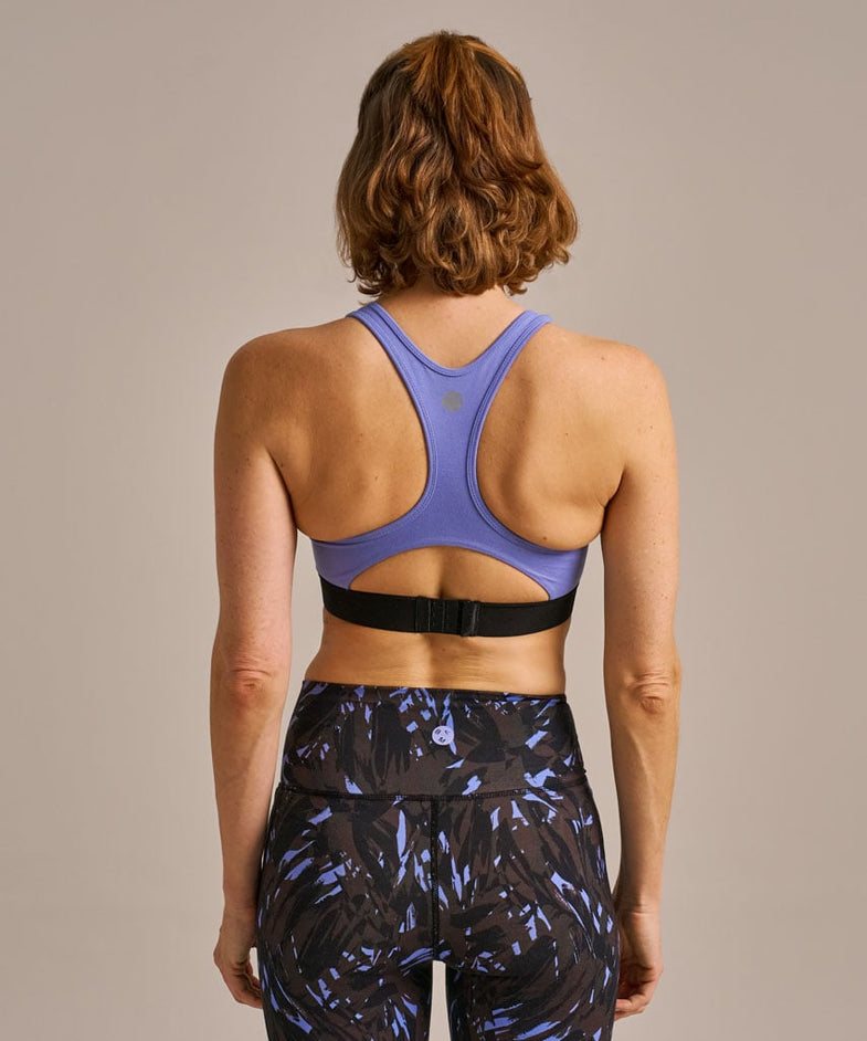 Bam2366 Enduro Zip Front Crop Top Purple Bam Clothing 4