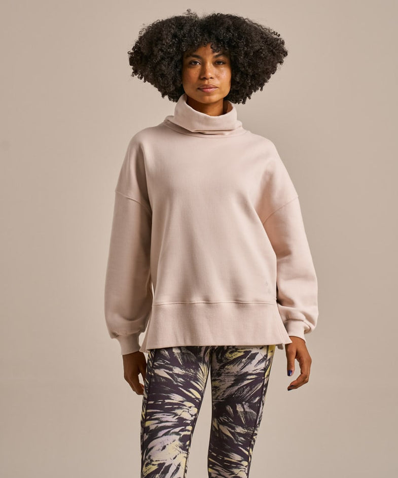 Bam2406 Funnel Sweat Oyster Bam Clothing 2