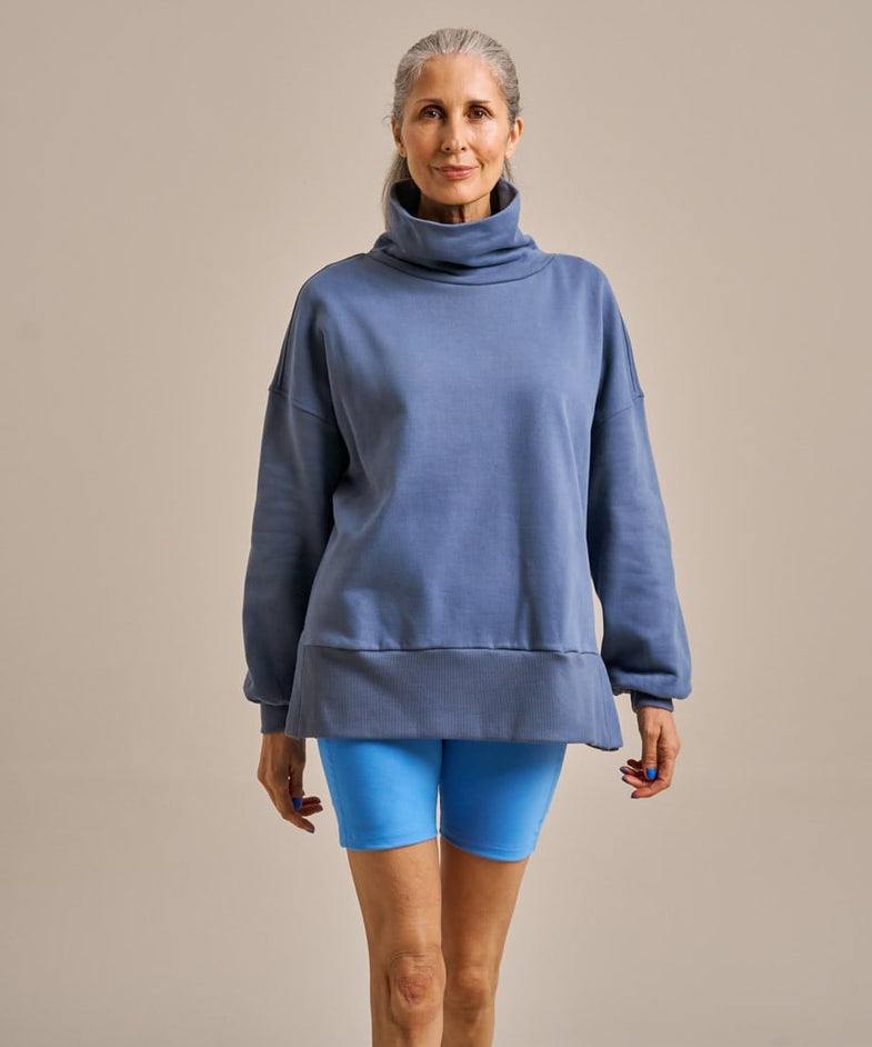 Bam2406 Funnel Sweat Turtle Dove Bam Clothing 2