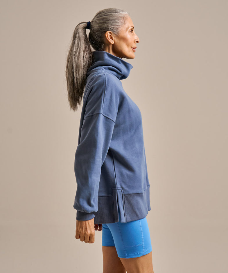Bam2406 Funnel Sweat Turtle Dove Bam Clothing 3