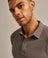 Bam2427 Themis Long Sleeve Pique Polo Green Bamboo Clothing 1