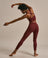 Bam2429 Mallea 7 8th Leggings Black Cherry Bam Clothing 1