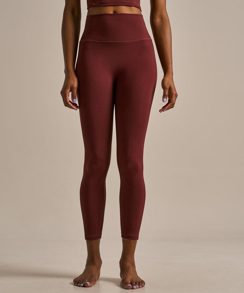 Bam2429 Mallea 7 8th Leggings Black Cherry Bam Clothing 2