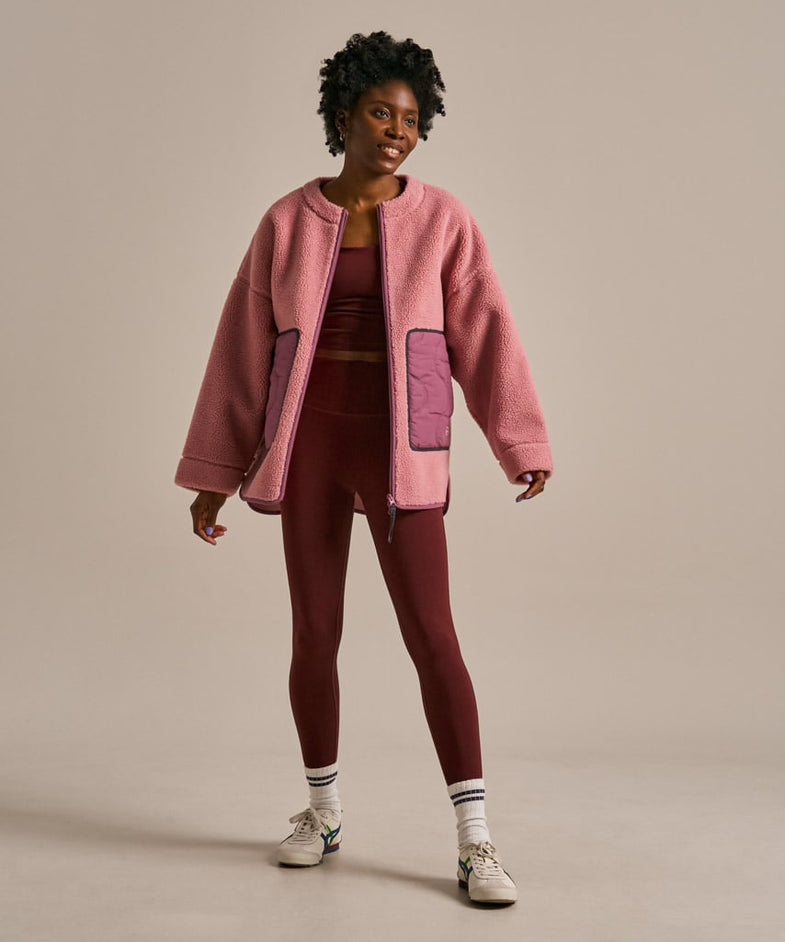 Bam2429 Mallea 7 8th Leggings Black Cherry Bam Clothing 6