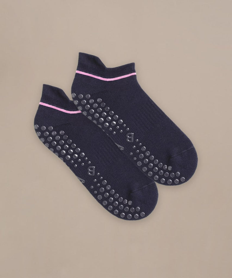 Bam2443 Pilates Grip Short Socks Orchid Bam Clothing 3