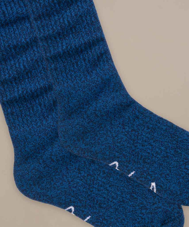 Bam2445 3 4 Twist Walking Socks Navy Twist Bam Clothing 2
