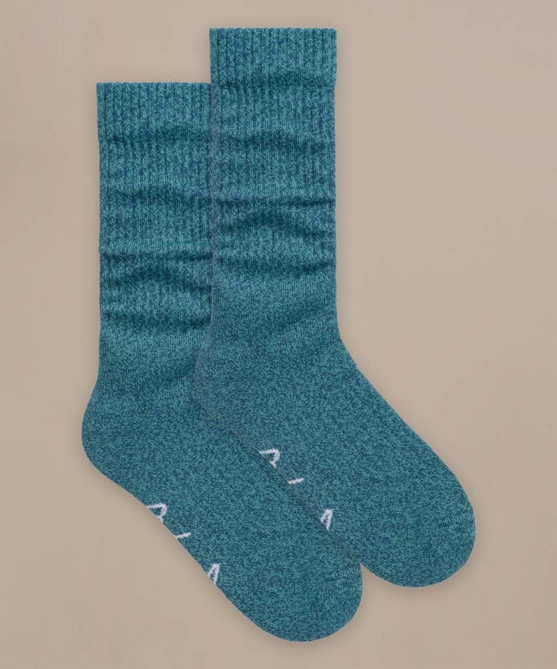 Bam2445 3 4 Twist Walking Socks Sage Twist Bam Clothing 1