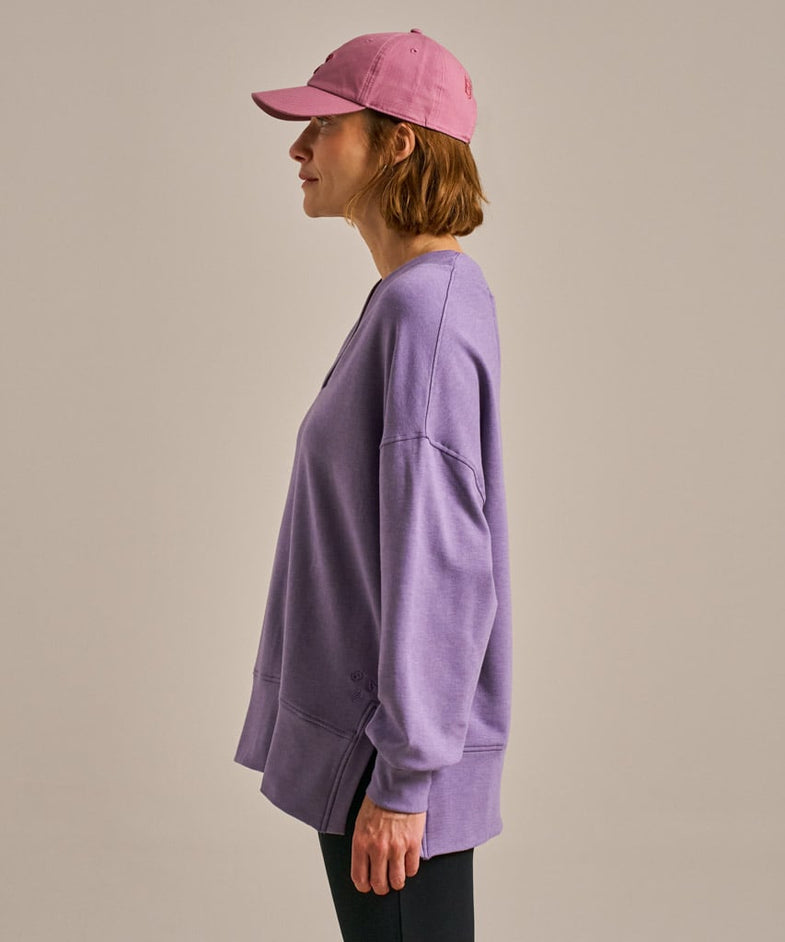 Bam2512 Relaxed V Neck Sweat Pewter Bam Clothing 3
