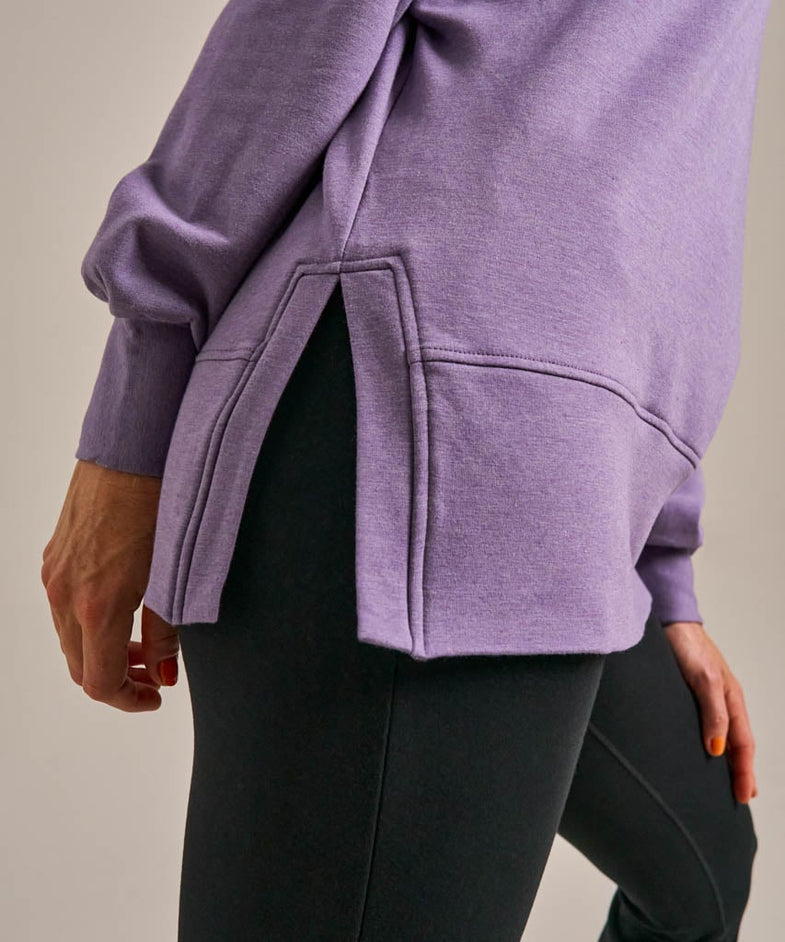 Bam2512 Relaxed V Neck Sweat Pewter Bam Clothing 4