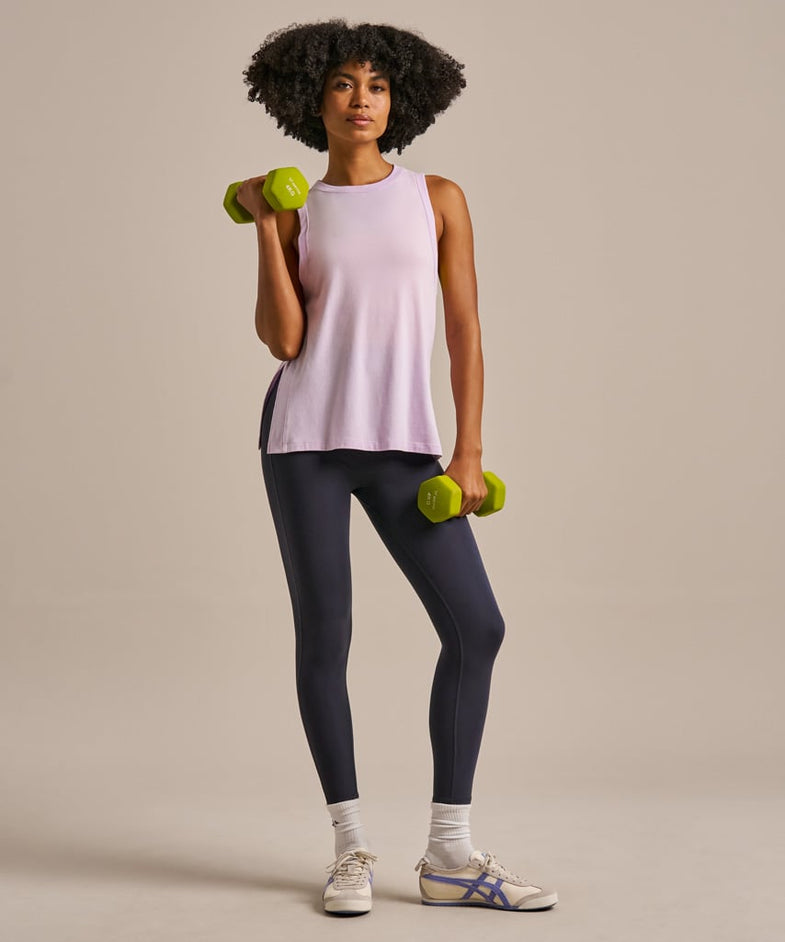 Bam2519 Power Longline Tank Lavender Blush Bam Clothing 1