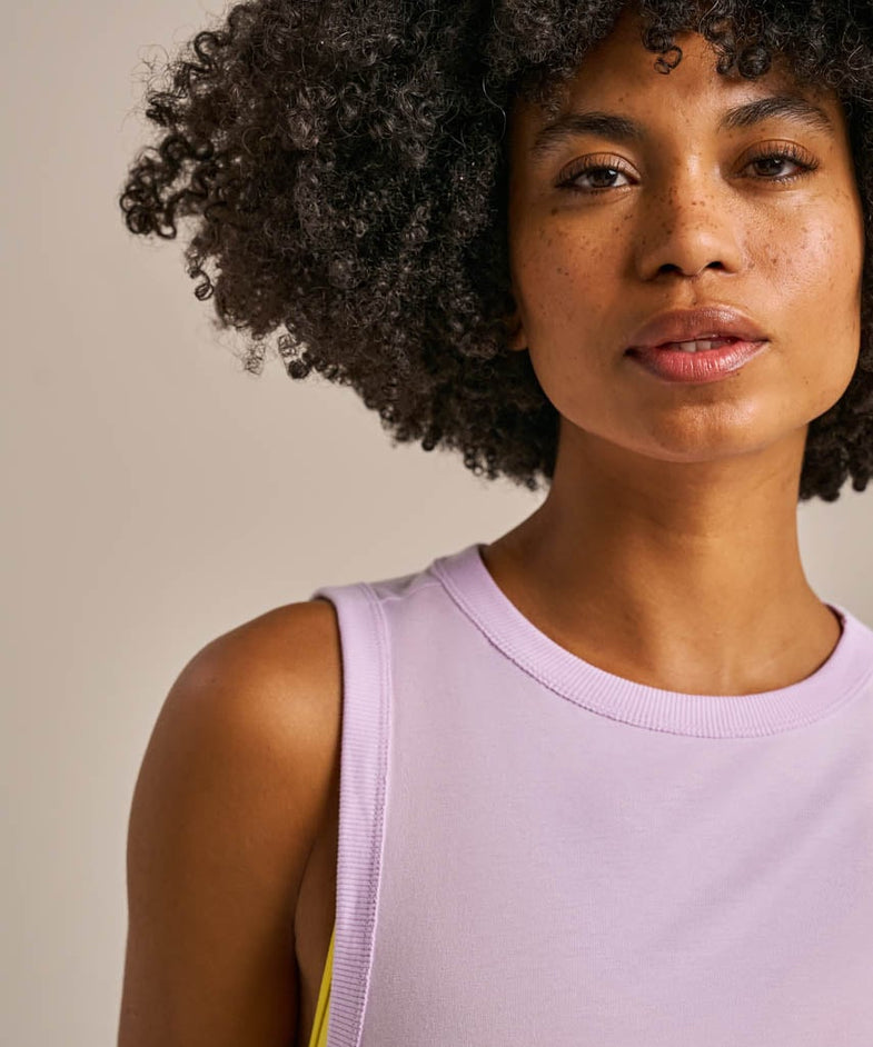 Bam2519 Power Longline Tank Lavender Blush Bam Clothing 6