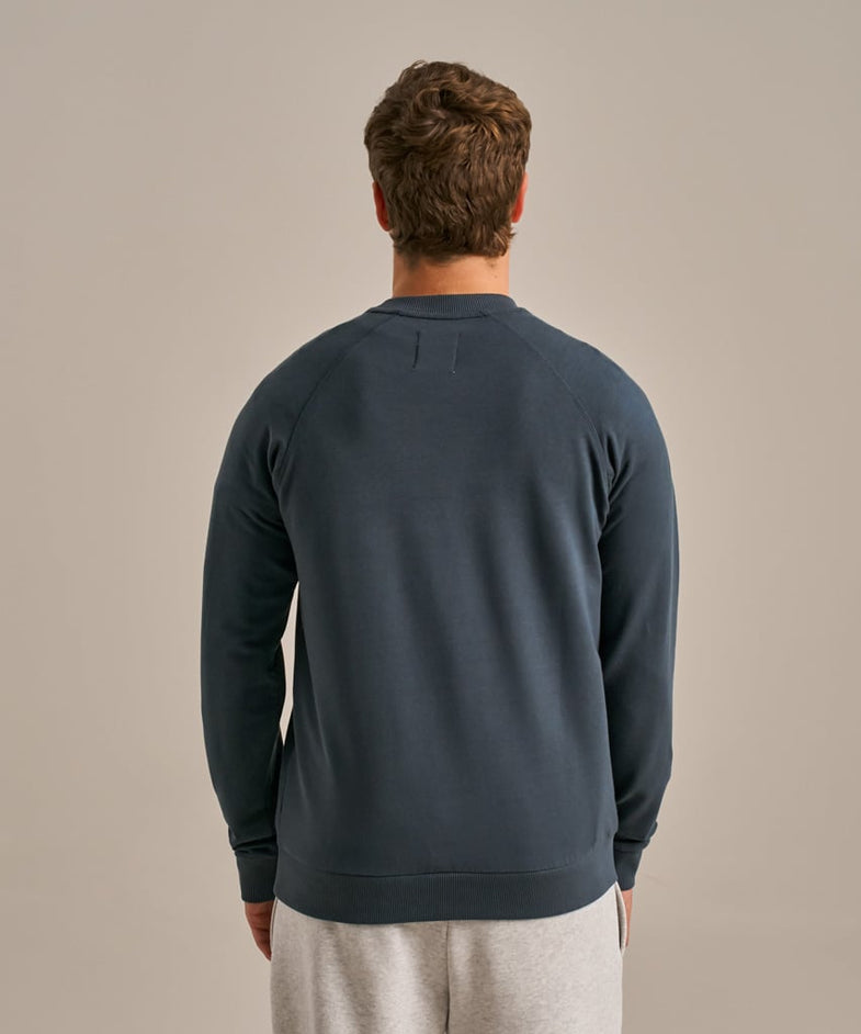 Bam2539 Crew Neck Sweat Storm Navy Bam Clothing 3