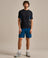 Bam2540 Training Tshirt Black Ocean Teal Stitch Bam Clothing 1