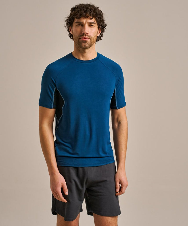 Bam2540 Training Tshirt Ocean Teal Black Stitch Bam Clothing 2