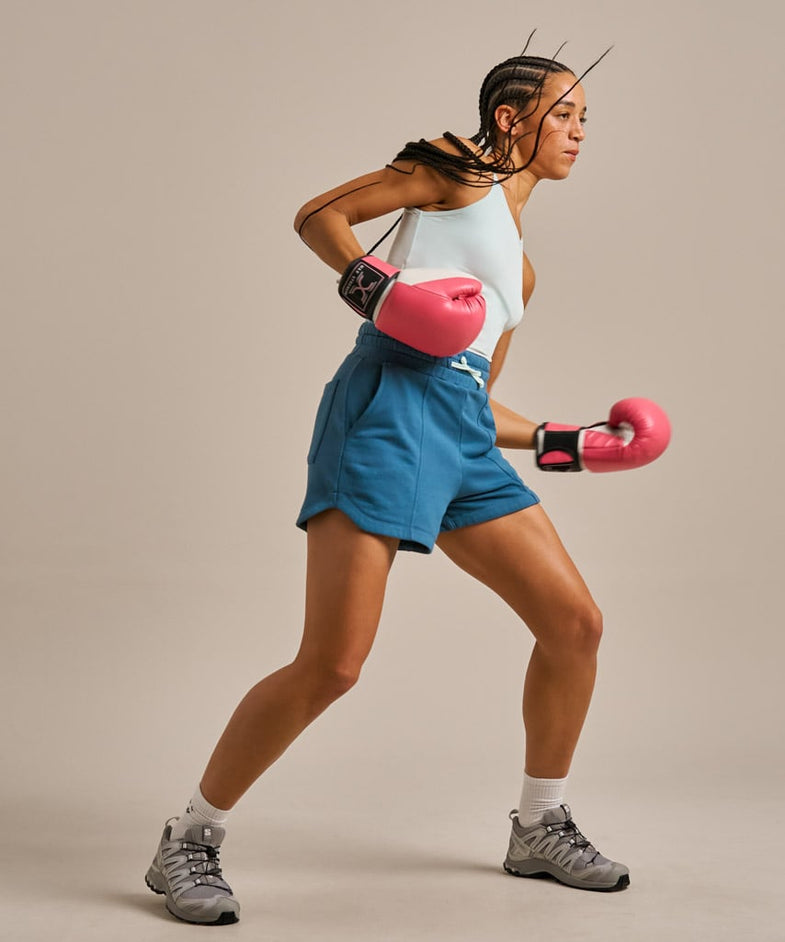 Bam2550 After Class Sweat Shorts Agate Blue Bam Clothing 6