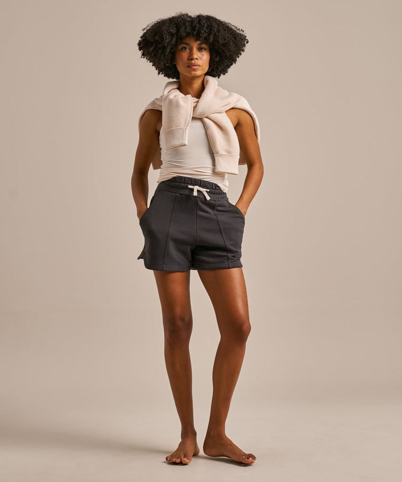 Bam2550 After Class Sweat Shorts Washed Black Bam Clothing 1