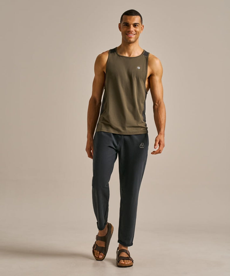Bam2574 Active Air Tank Top Khaki Green Bam Clothing 6