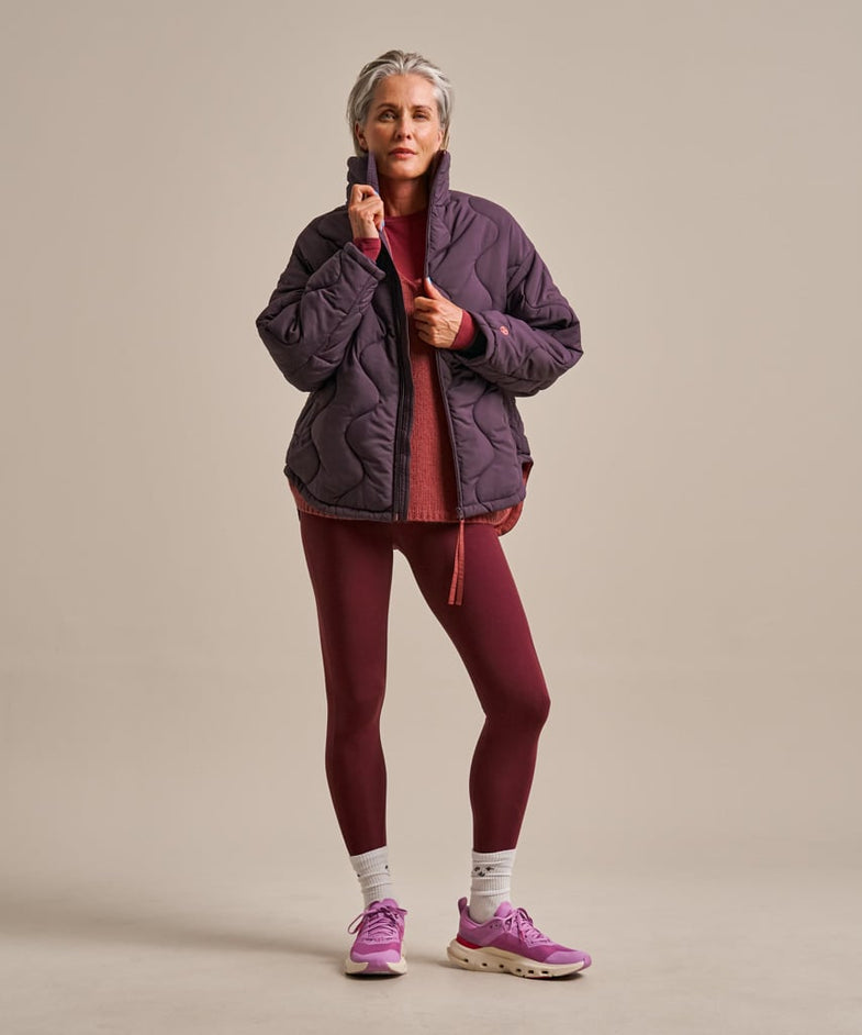 Bam2577 Packable Cloud Jacket Damson Clothing 1