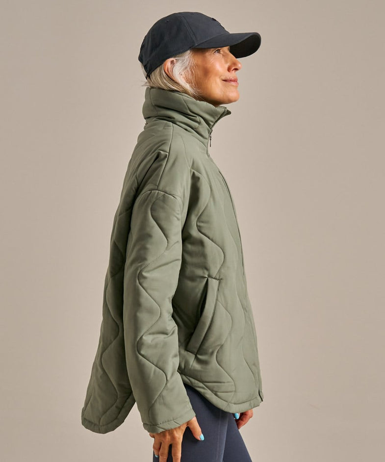 Bam2577 Packable Cloud Jacket New Khaki Bam Clothing 3