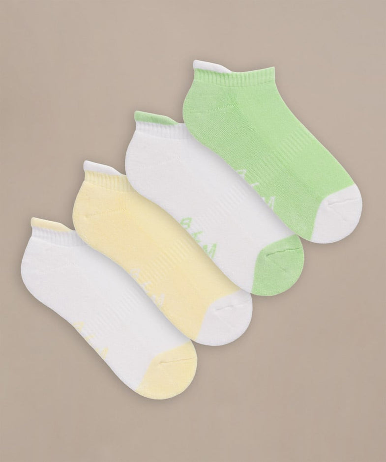 Bam2594 Trainer Socks Yellow Lime Bam Clothing 1