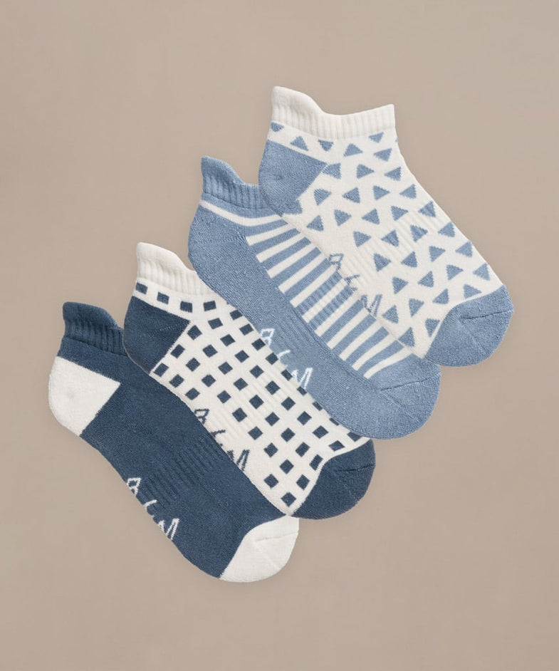 Bam2597 Trainer Socks Pack Crema Blue Mix Bam Clothing 1