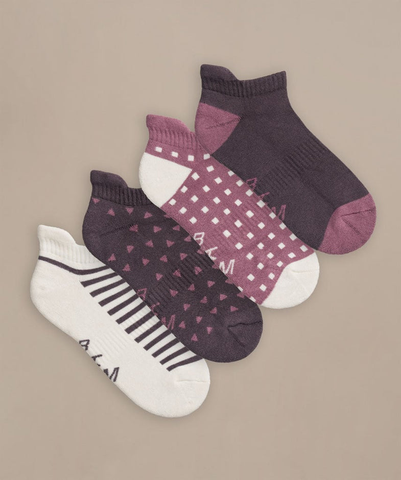 Bam2597 Womens Colour Trainer Socks Mauve Bam Clothing 1