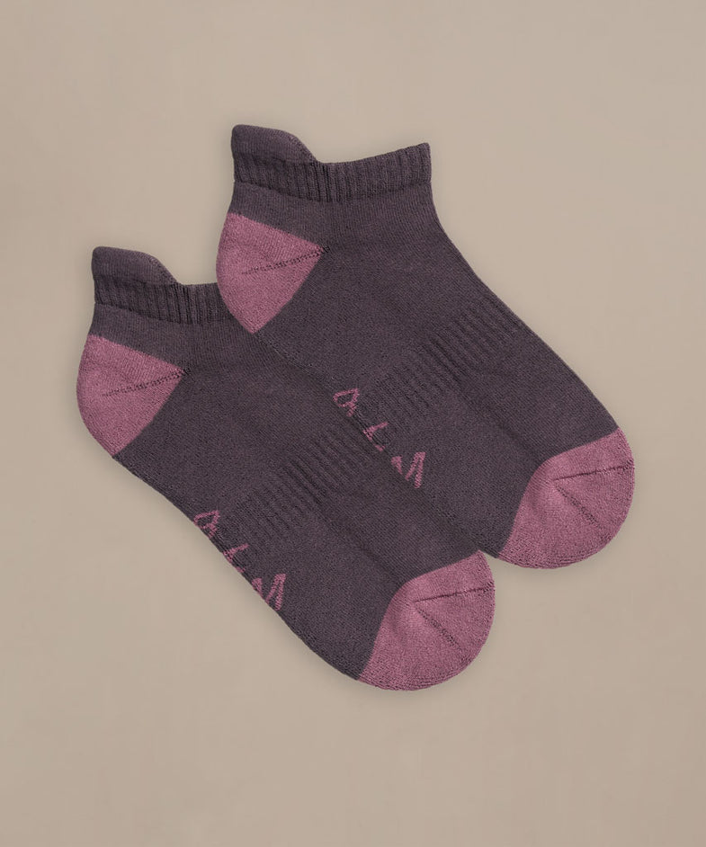 Bam2597 Womens Colour Trainer Socks Mauve Bam Clothing 5