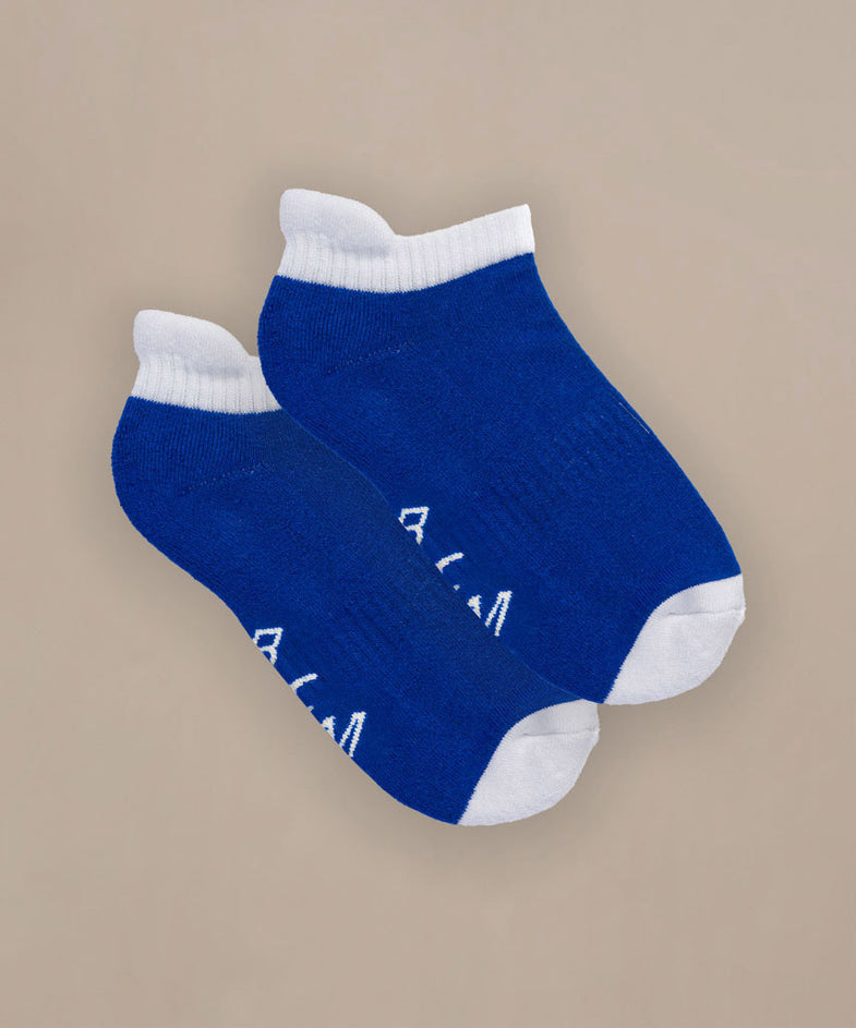 Bam2599 Trainer Socks 4 Pack Blue Mix Bam Clothing 2