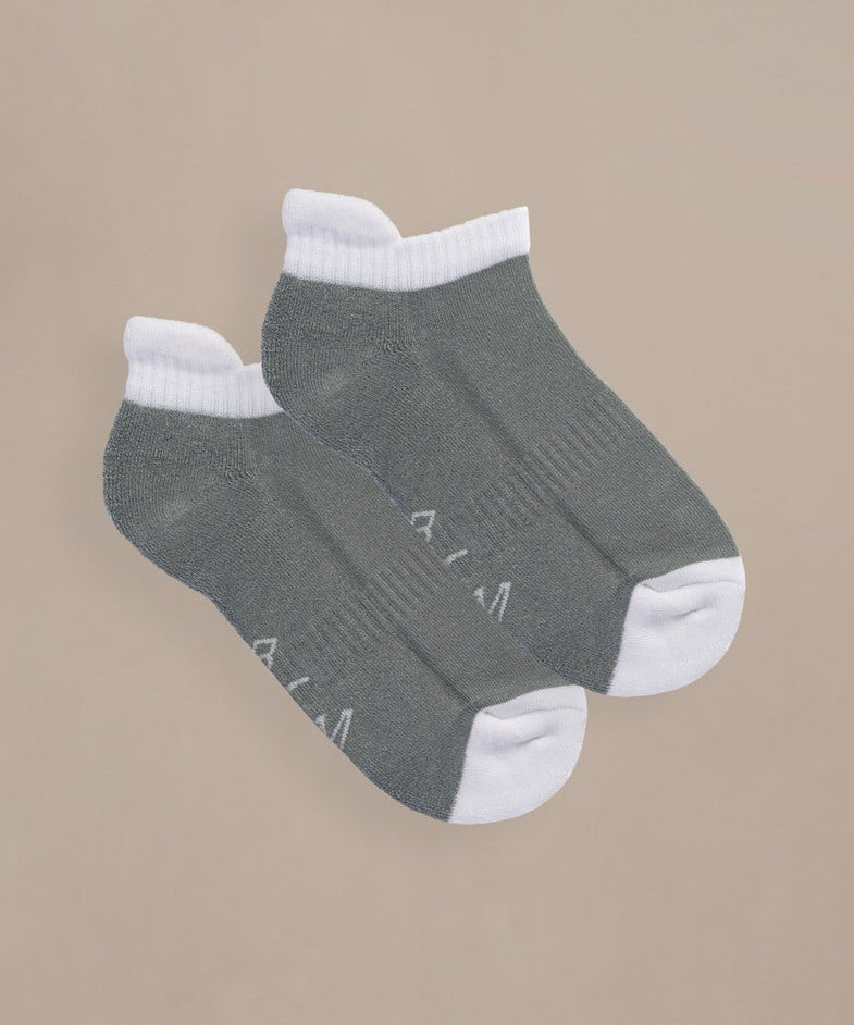 Bam2599 Trainer Socks 4 Pack Grey Mix Bam Clothing 3