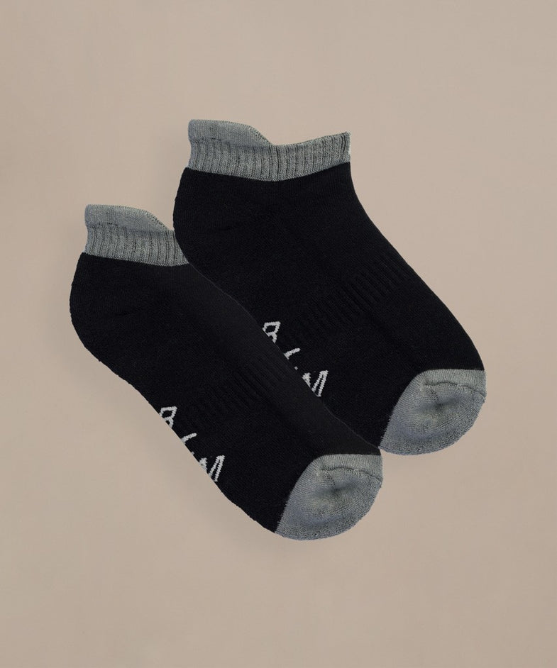 Bam2599 Trainer Socks 4 Pack Grey Mix Bam Clothing 4