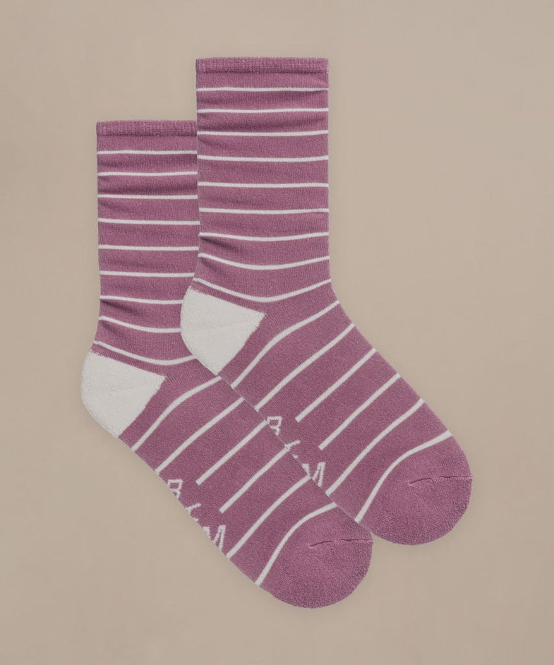 Bam2615 Stripe Sock 4 Pack Neutral Berry Bam Clothing 2