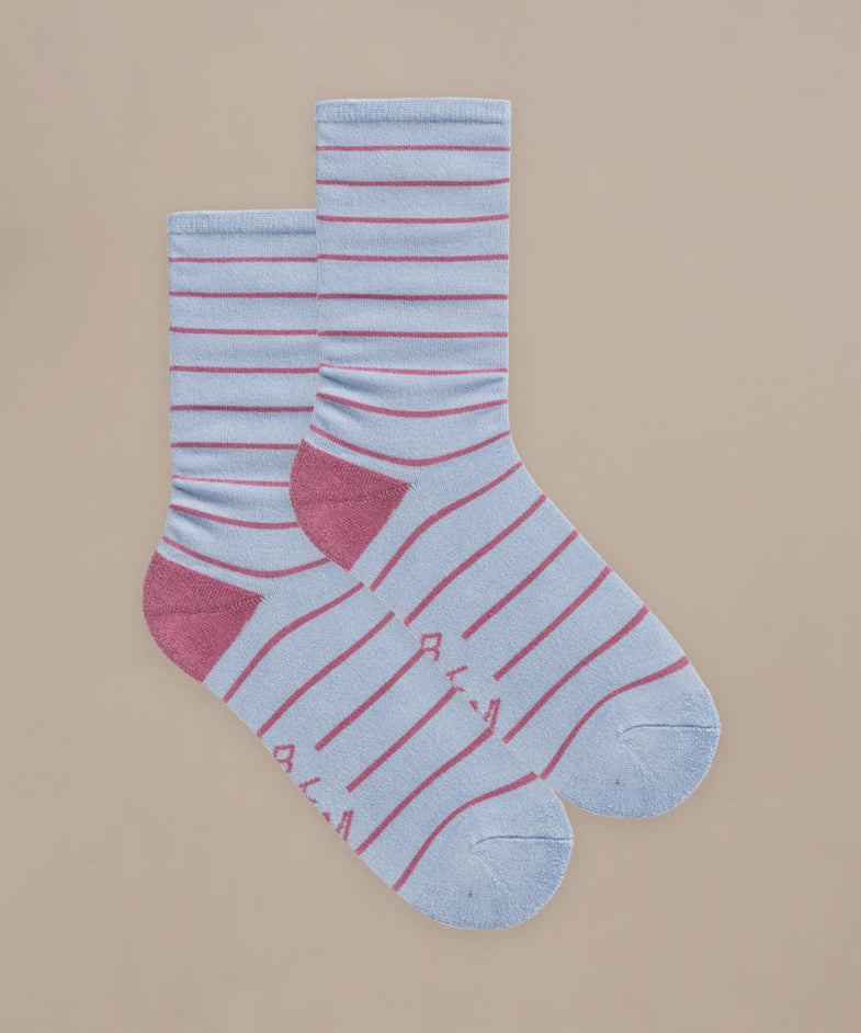 Bam2615 Stripe Sock 4 Pack Neutral Berry Bam Clothing 5
