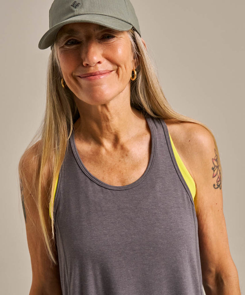 Bam2626 Novea Limitless Split Back Top Fog Bam Clothing 5