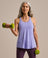 Bam2626 Split Back Top Smokey Lavender Bam Clothing 1