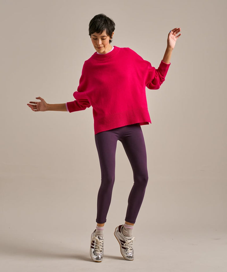 Bam2629 Chuck On Crew Neck Knit Foxglove Bam Clothing 1