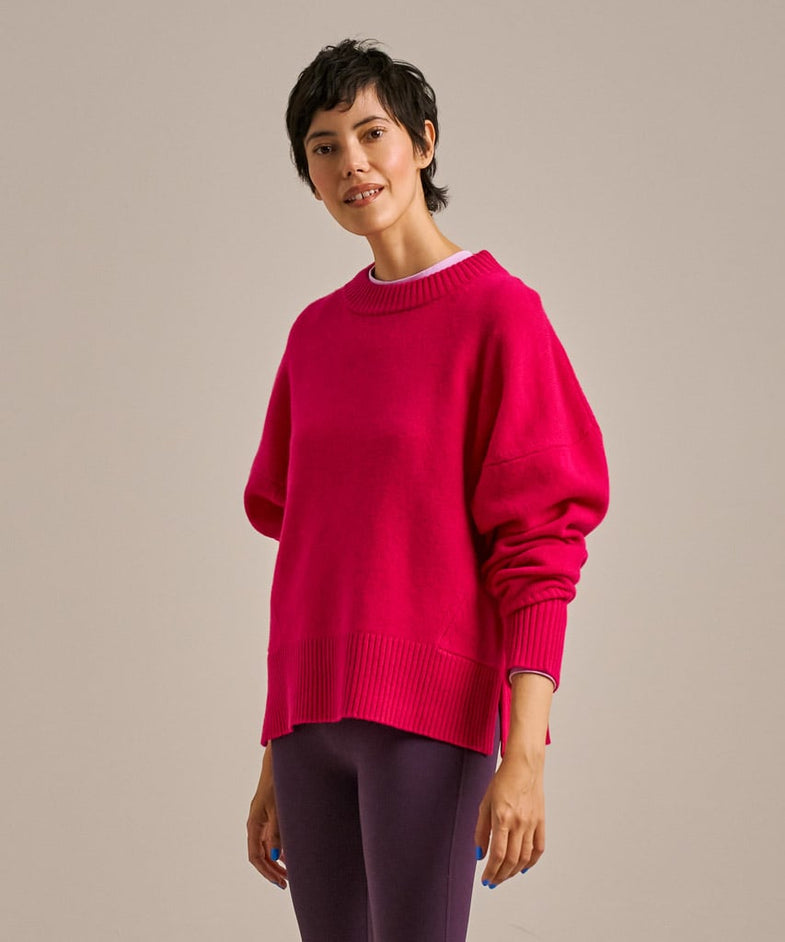 Bam2629 Chuck On Crew Neck Knit Foxglove Bam Clothing 4