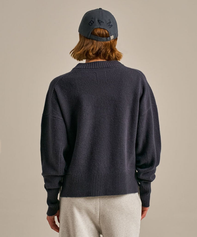 Bam2629 Crew Neck Knit Storm Navy Bam Clothing 3
