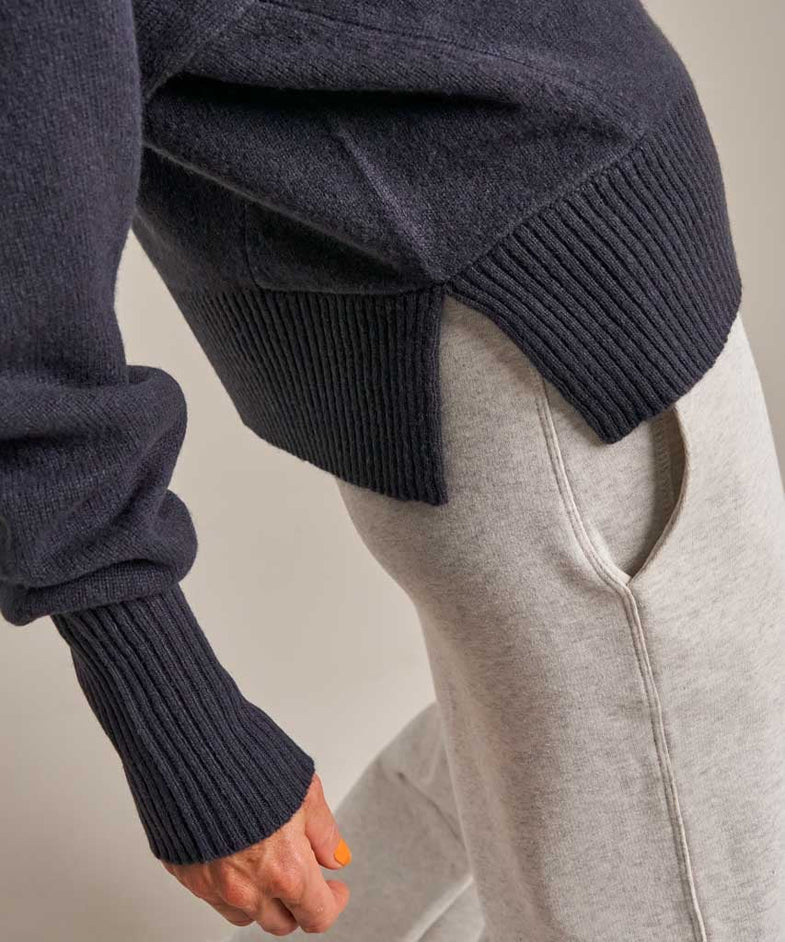 Bam2629 Crew Neck Knit Storm Navy Bam Clothing 5