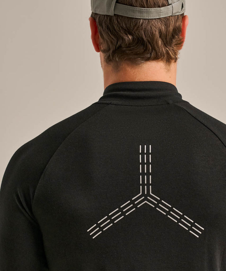 Bam2663 Active Luxe Quarter Zip Black Bam Clothing 5
