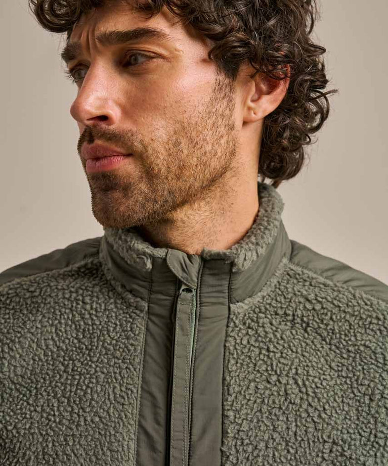 Bam2669 Sporty Fleece Gilet New Khaki Bam Clothing 5