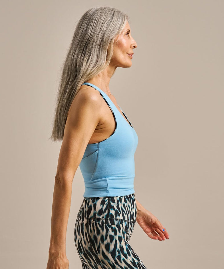Bam2677 Enduro Crop Top Animal Blue Bam Clothing 3