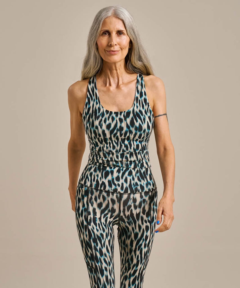 Bam2677 Enduro Crop Top Animal Blue Bam Clothing 6
