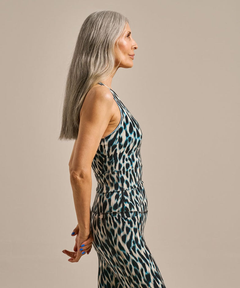 Bam2677 Enduro Crop Top Animal Blue Bam Clothing 7