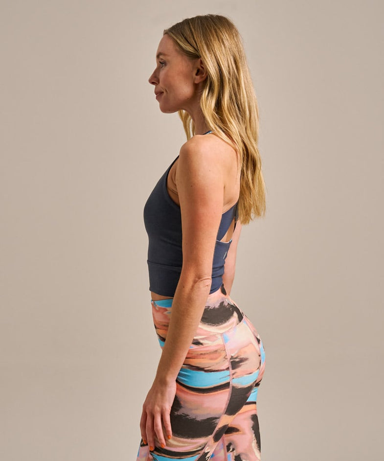 Bam2677 Enduro Crop Top Storm Navy Blossom Bam Clothing 3