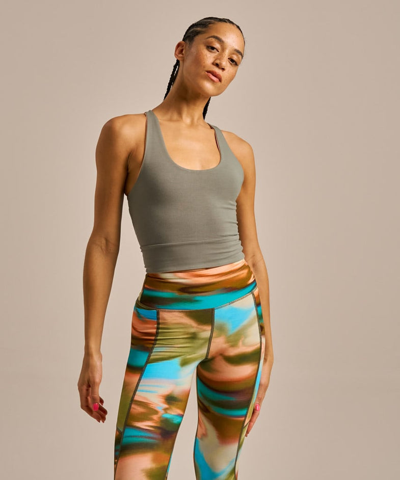 Bam2677 Enduro Crop Top Washed Khaki Soft Apricot Bam Clothing 2