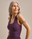Bam2677 Enduro Reversible Crop Top Damson Lavender Blush Bam Clothing 1
