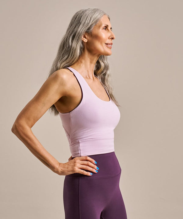 Bam2677 Enduro Reversible Crop Top Damson Lavender Blush Bam Clothing 7