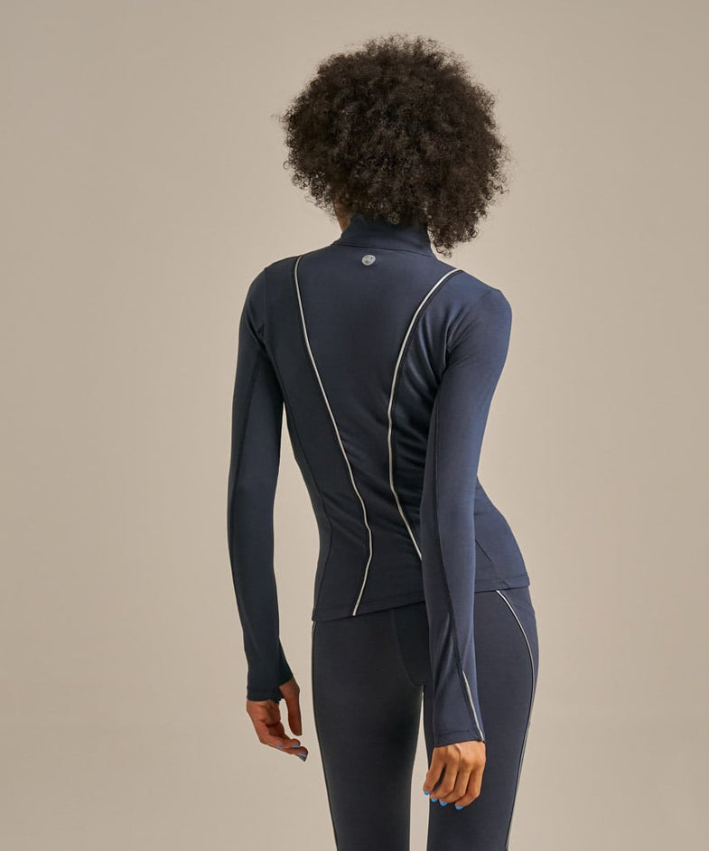 Bam2680 Thermal Sculpting Jacket Storm Navy Bam Clothing 4