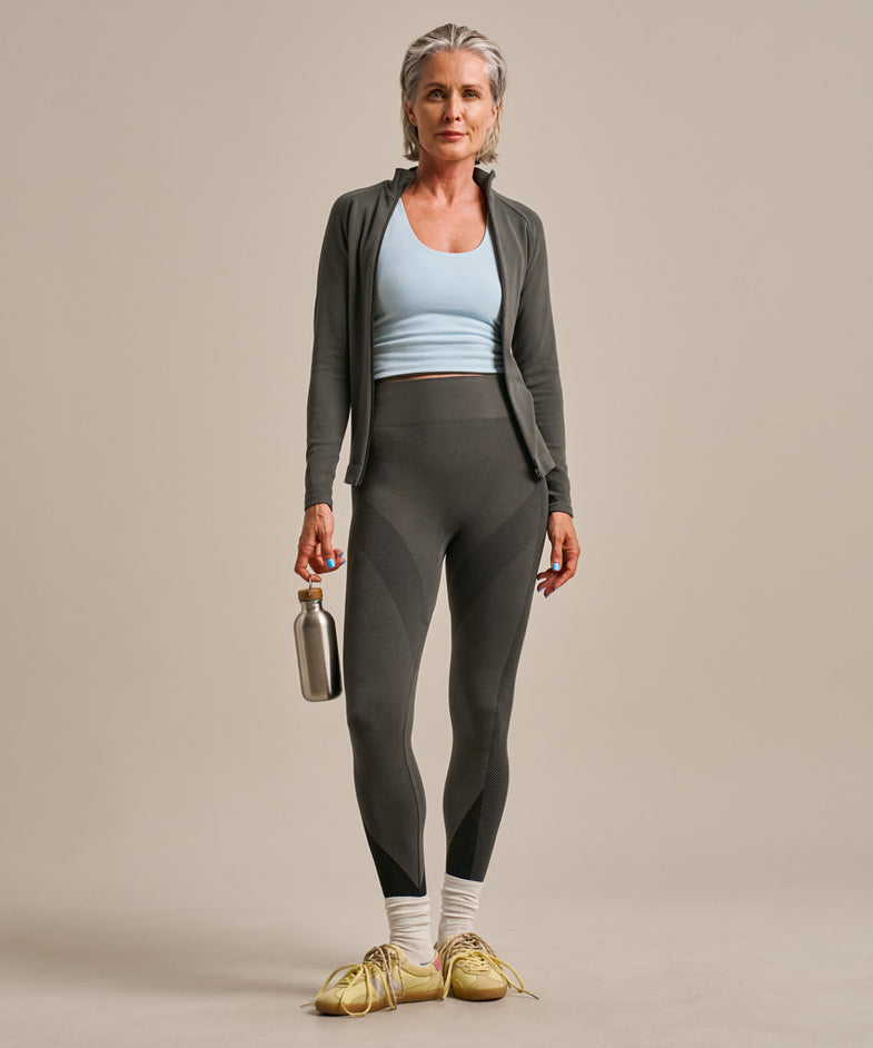 Bam2682 Seamless Legging Juniper Black Clothing 6